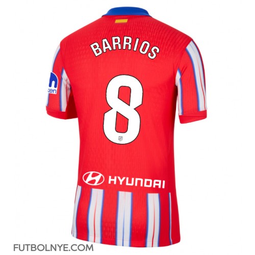 Camiseta Atletico Madrid Pablo Barrios #8 Primera Equipación 2024-25 manga corta